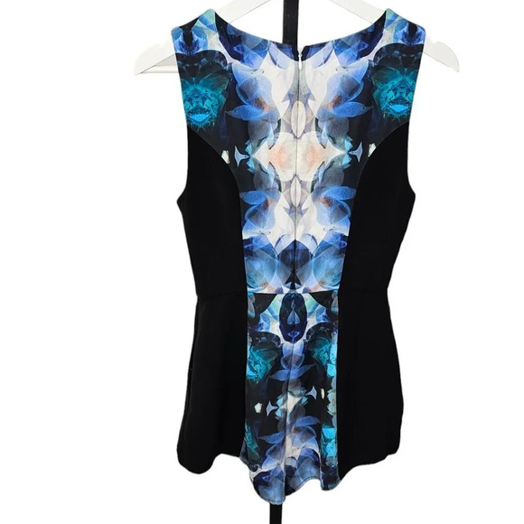 Keepsake The Label Womens Romper Abstract Zip Back Size Small - Picture 8 of 10